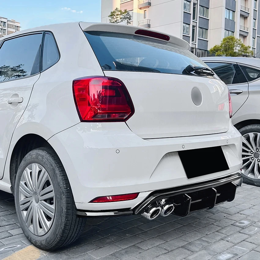 Фольксваген Поло MK5 6R 2009 2014 задний бампер для украшения автомобиля