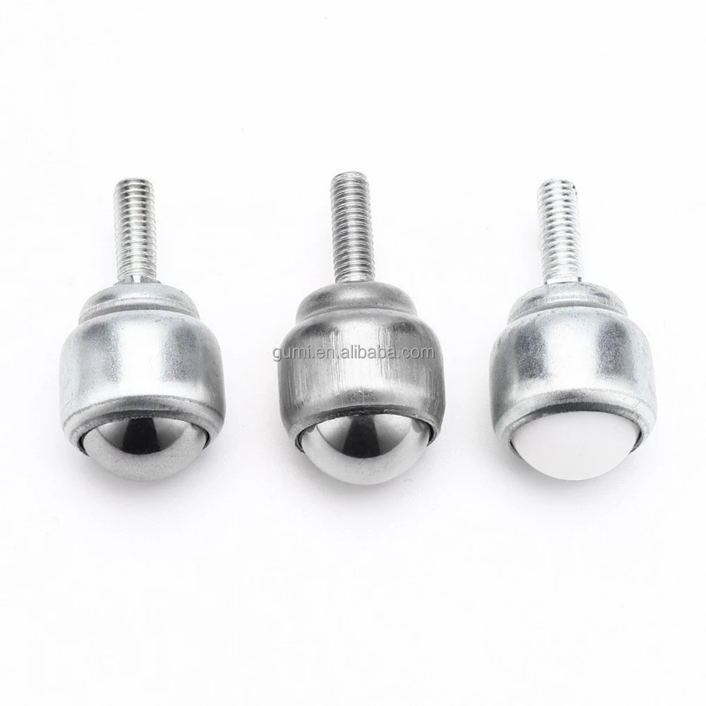 CY D Mini M5 Bolt 12mm Carbon Steel Nylon Stainless Steel Universal Ball Bull Eye Wheel Bearing CY-12D Ball Transfer Units