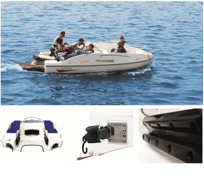 HUA YU 1800CC Hot sale --Entry Level SANJ Combined Boat for Quad ski 6 passenger inboard watercraft