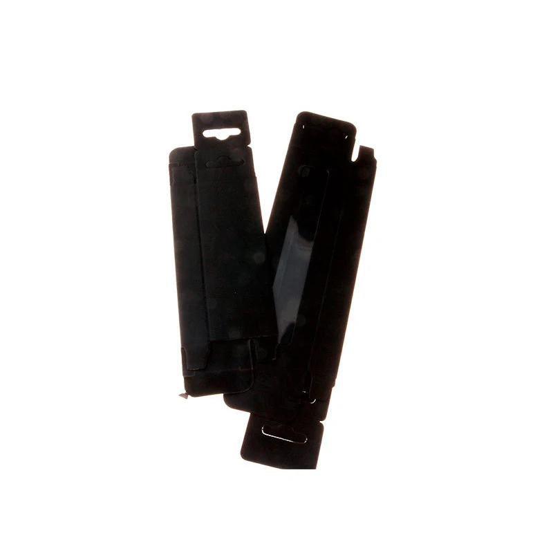 Hoe Sale Customized Paper Box For Perfume White Black Cardboard 3ml 5ml 10ml Eco Friendly Vial Perfume Sample Cards Packaging