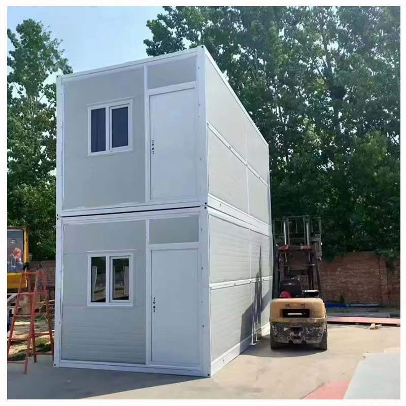 China Flat Pack Prefabricated Fast Foldable Portable Modular 20ft 40 Folding Mobile Container Tiny House Homes