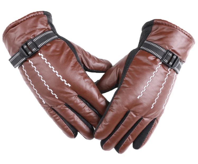 Мужские мотоциклетные зимние водонепроницаемые хлопковые перчатки, зимние перчатки для верховой езды