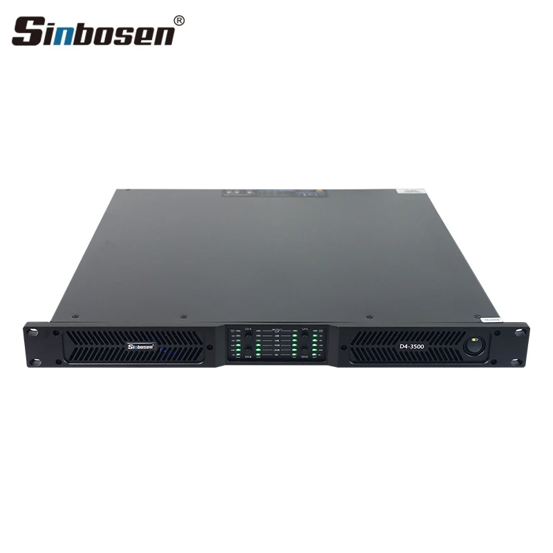 Sinbosen 3000 Watts Class d Amplifier Digital Audio Power Amplifier 4 Channel Surround Sound System