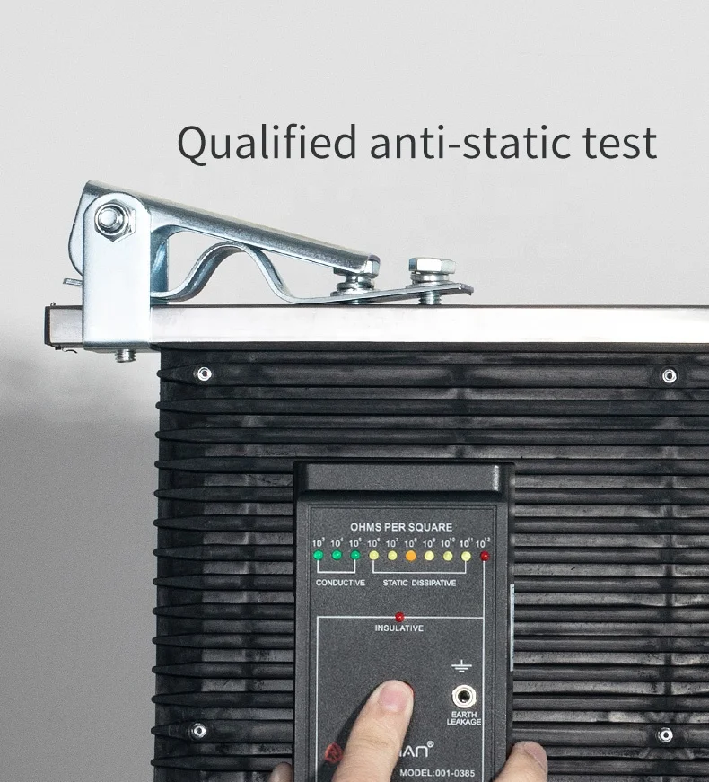 Adjustable Stainless Steel ESD PCB Trolley Antistatic SMT ESD PCB Storage Cart