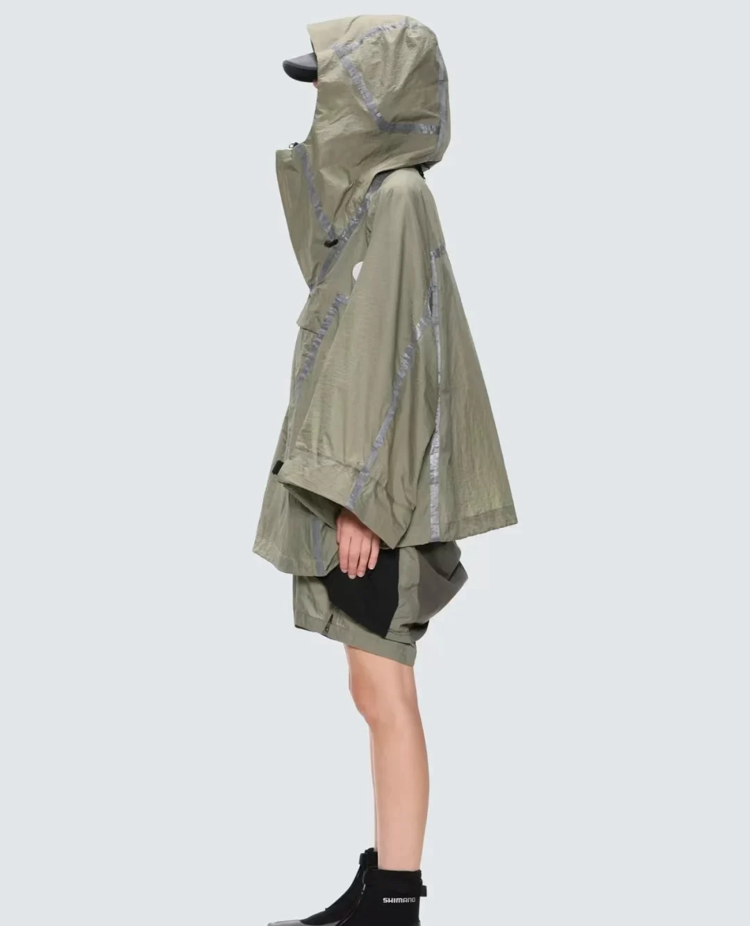 New design soft shiny wrinkle style 108gsm lightweight fabric for jackets