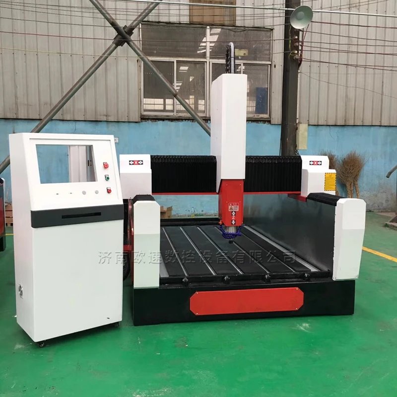 3D CNC Router for Stone CNC Carving Machine 5.5kw Spindle DSP Handle