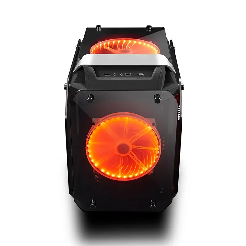 Herder Manufacturers Pc Case 4 Side Panel Tempered Glass Micro ATX Computer Case Glass Computer Case