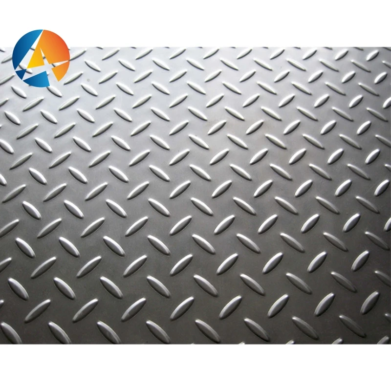 Aluminum Checkered Plate 1050 1060 1100 2A12 3003 5052 5083 5754 6061 6063 8011 7075 T6 H32 H24 O H112 Embossed Aluminum Sheet