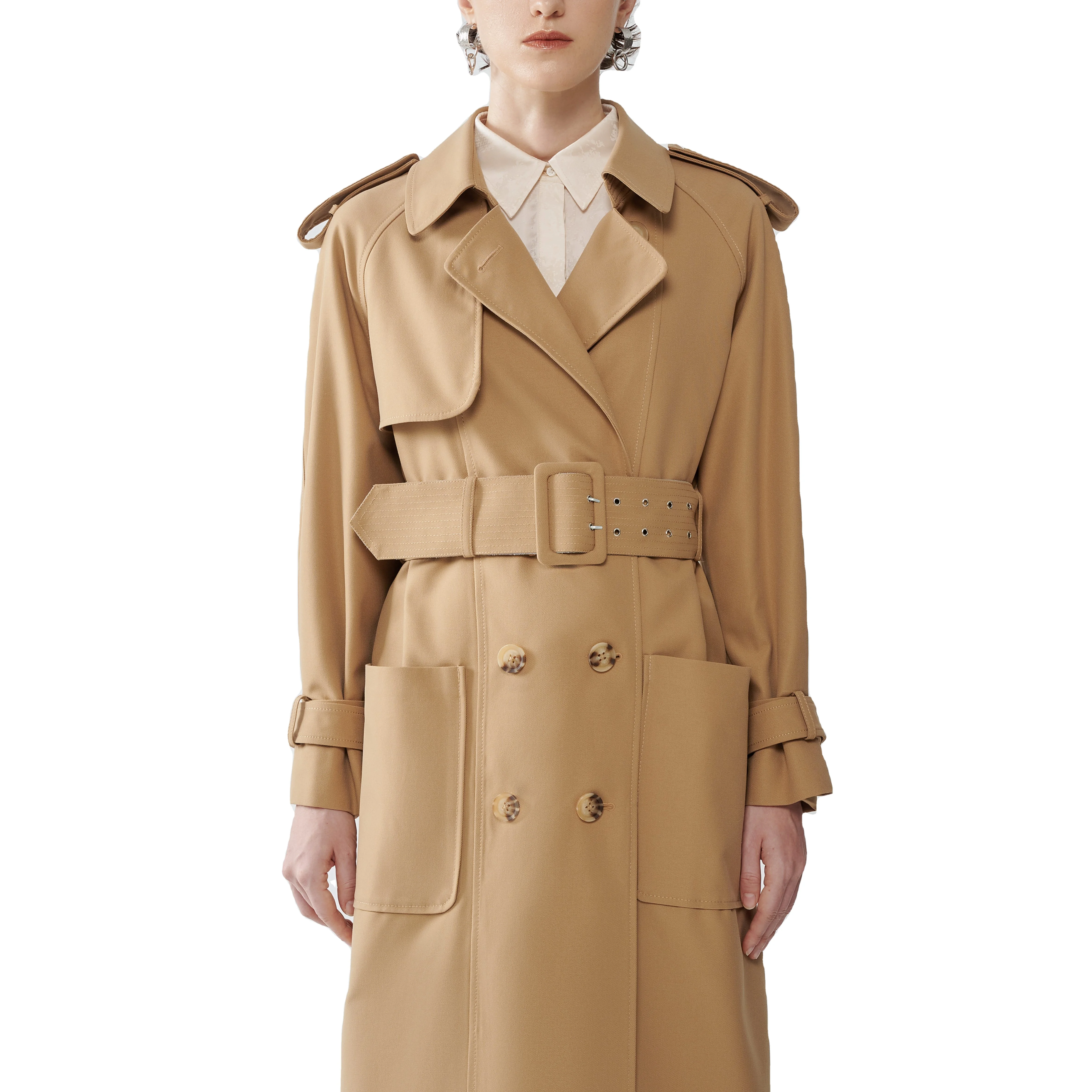 Supplying From Vietnam MAVIN KAKI TRENCH COAT Feature Shell Material Clothing Length Closure Type Sleeve Style Collar