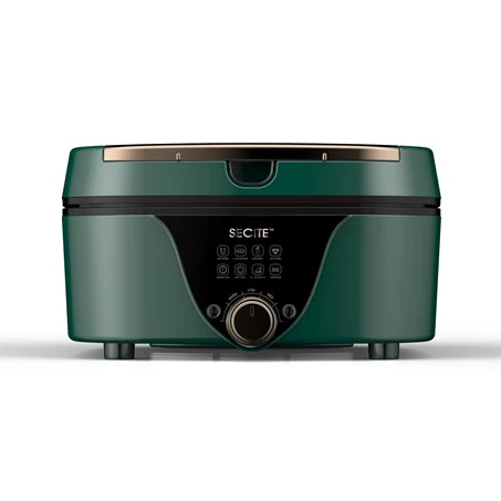 30cm CE Tabletop Smokeless Indoor Table BBQ Electric Grill with Hotpot