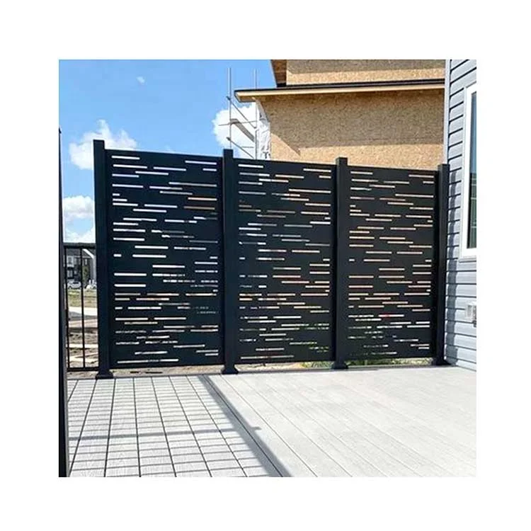 Custom Outdoor Metal Privacy Screen Garden Screen Laser Cut Metal Panel Decorative Screen