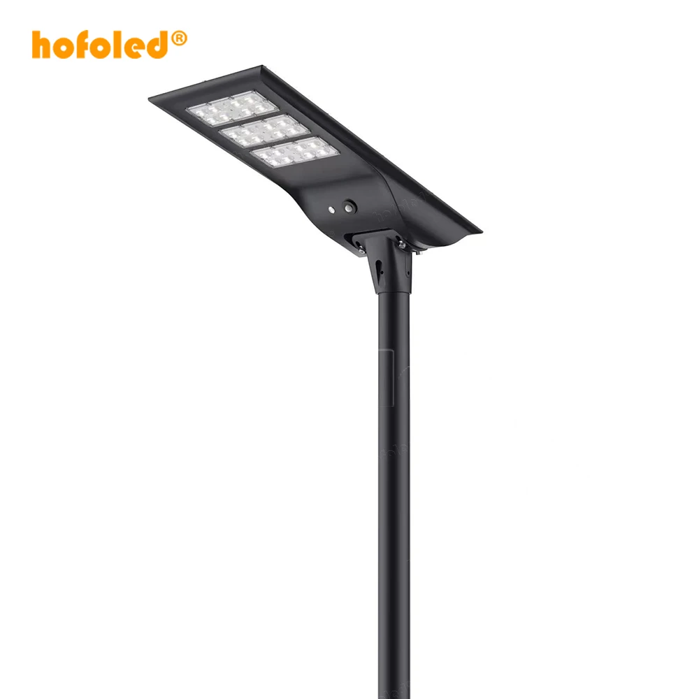 Outdoor Road Lighting Ip65 Waterproof Integrated All in One Outside Led Solar Powered Street Light