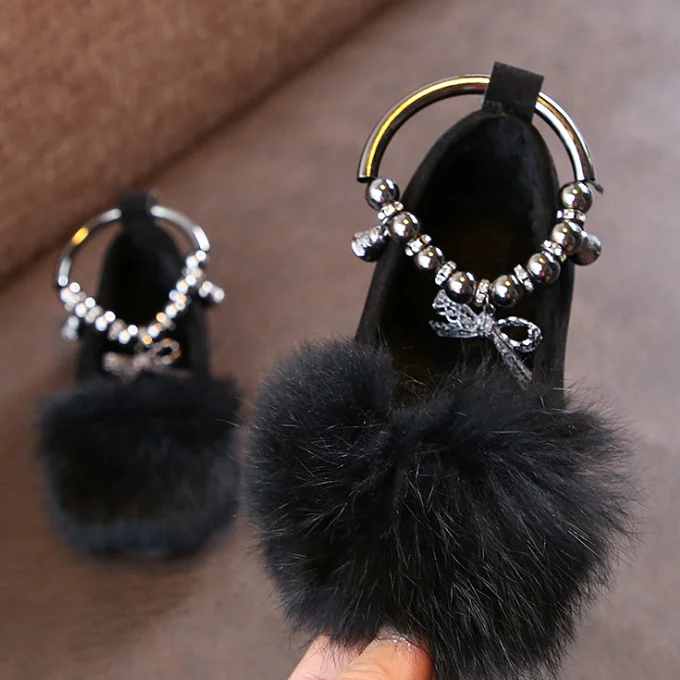 
Warm Girl Shoe Korean Girls Shoes Kids Princess Shoes 