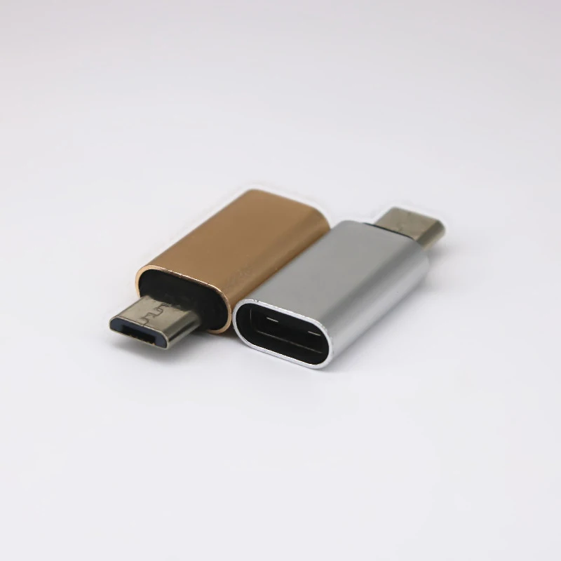 Портативный переходник OTG Type C с гнездом type-c на micro