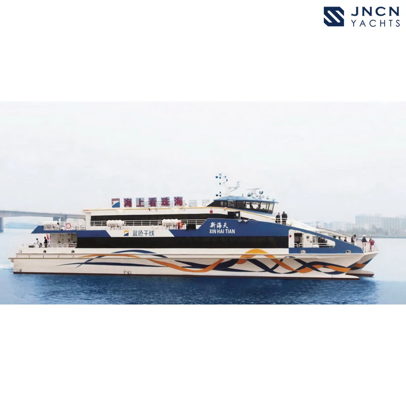 JNCN 131ft China lead alloy stainless steel Material Customt Luxury catamaran passenger boat