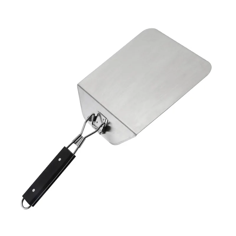 Hot sale rotary pizza shovel pizza shovel with cutter folding aluminum pizza shovel