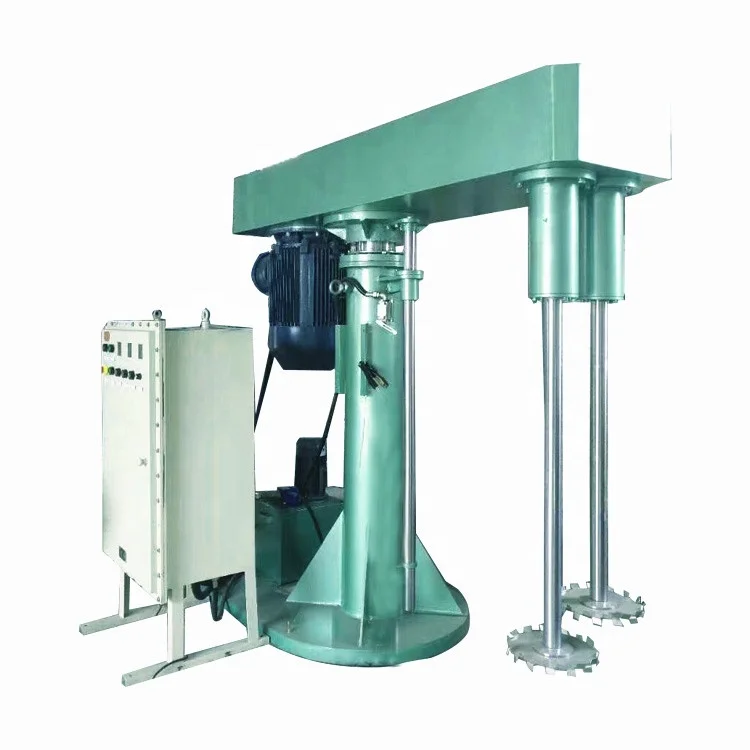 High-speed double shafts paints disperser dispersing mixing machine for oil paint/glossy paint/ceramic paint