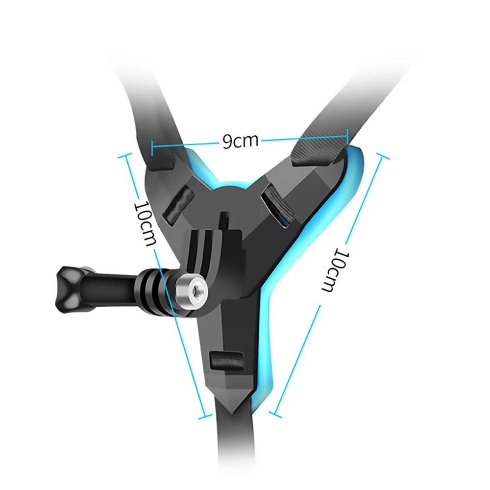 Motorcycle Go Pro Action Sport Camera Helmet Strap For Gopro Hero 10 9 8 7 5 6 4 Dji Osmo Yi Sjcam