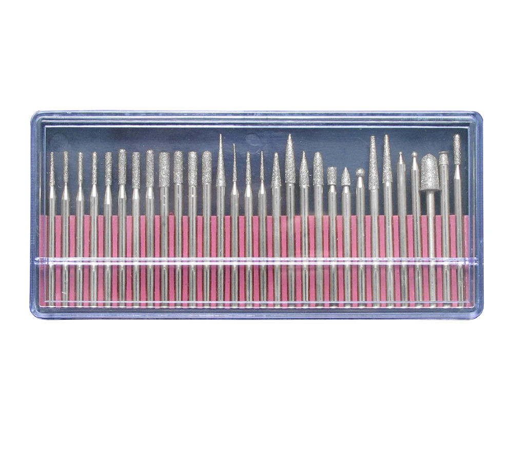 30pcs a Set Diamond Mounted Point for Industrial Use Diamond grinding head