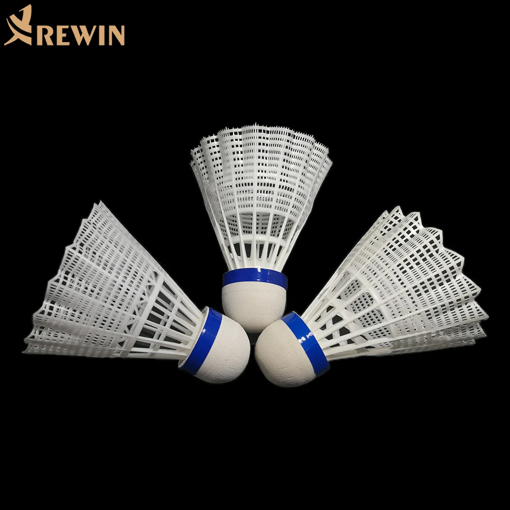 Cheap Most Durability Plastic Pro666 Nylon Badminton Shuttle Cock For Indoor Training