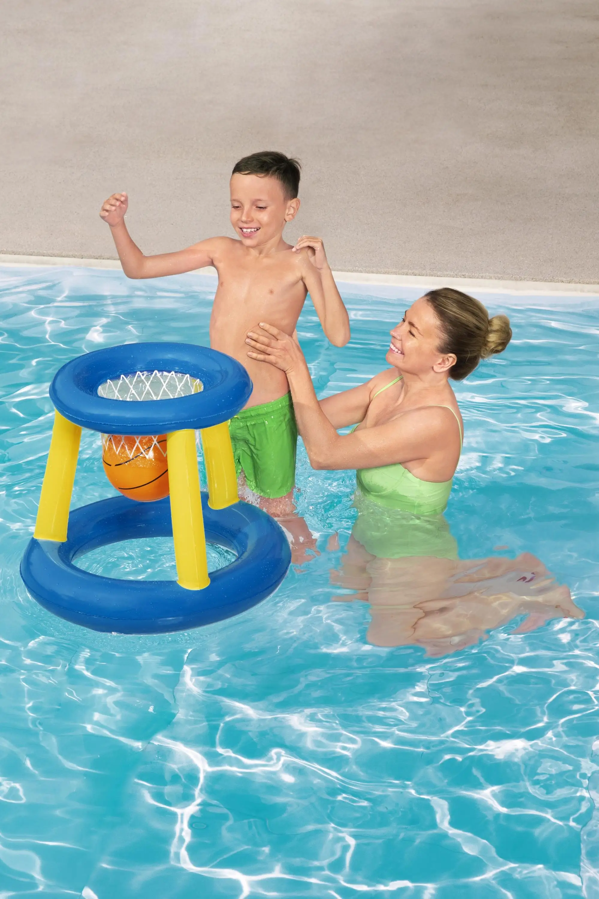 Water Basketball Hoop Game Center 2021 New Ball Toss Games Outdoor Toys Inflatable Pool water play