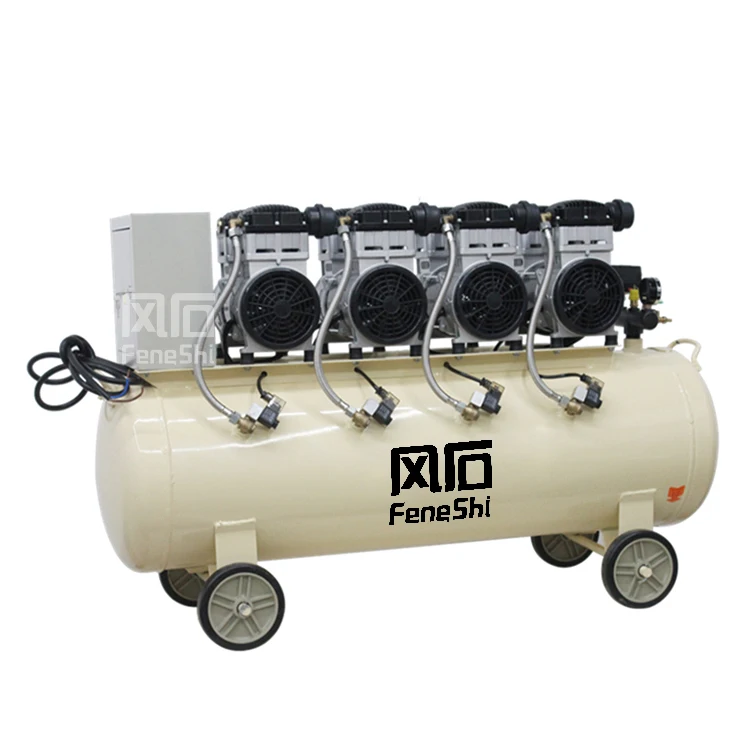 Воздушный компрессор EX1100 * 4-120, 50100 кВт, 3 л.с., 150 литра, 200 литра, бесшумный безмасляный воздушный компрессор, 100 литра