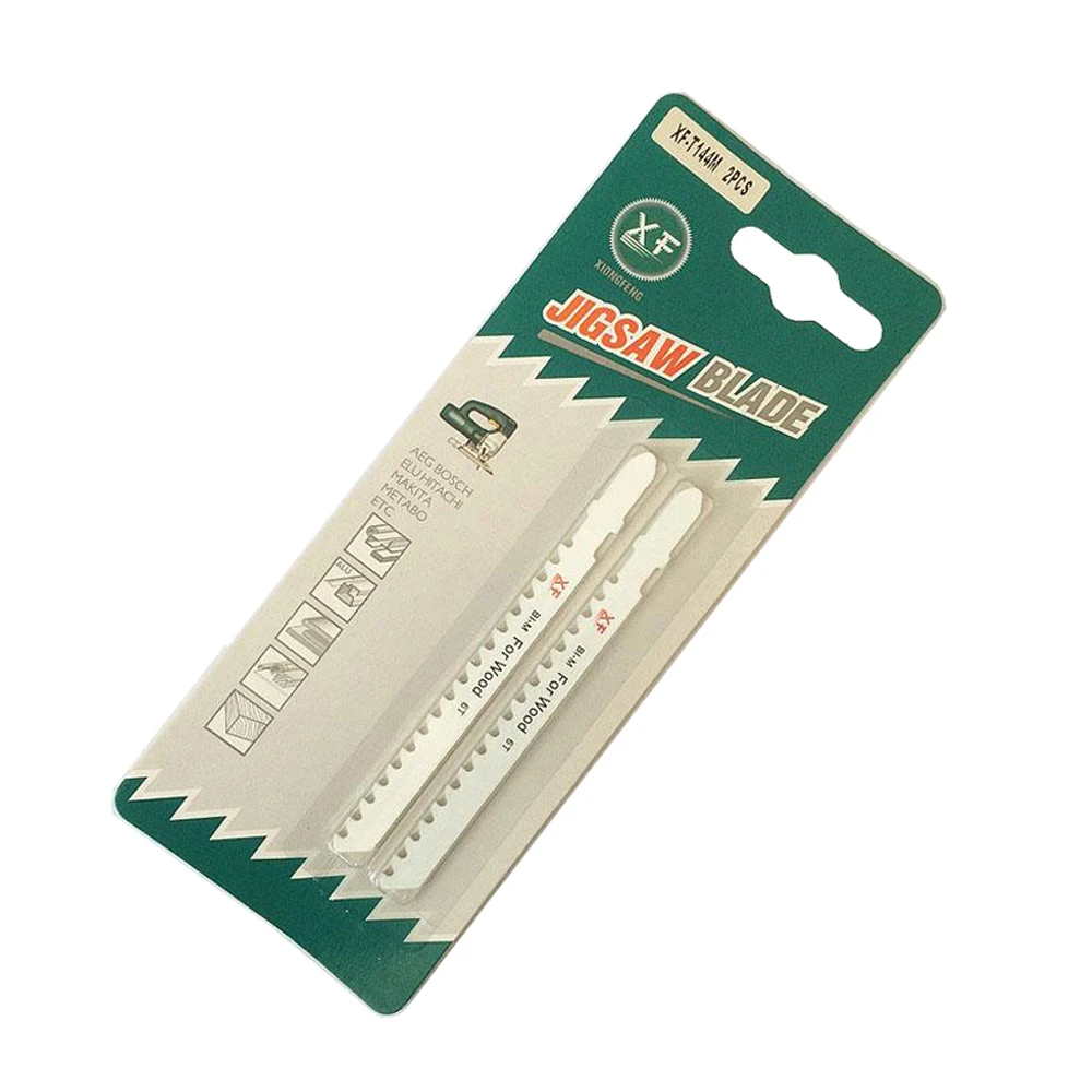 3 Pack Double Blister Bi-Metal Jig Saw Blade for Cutting Wood Boards