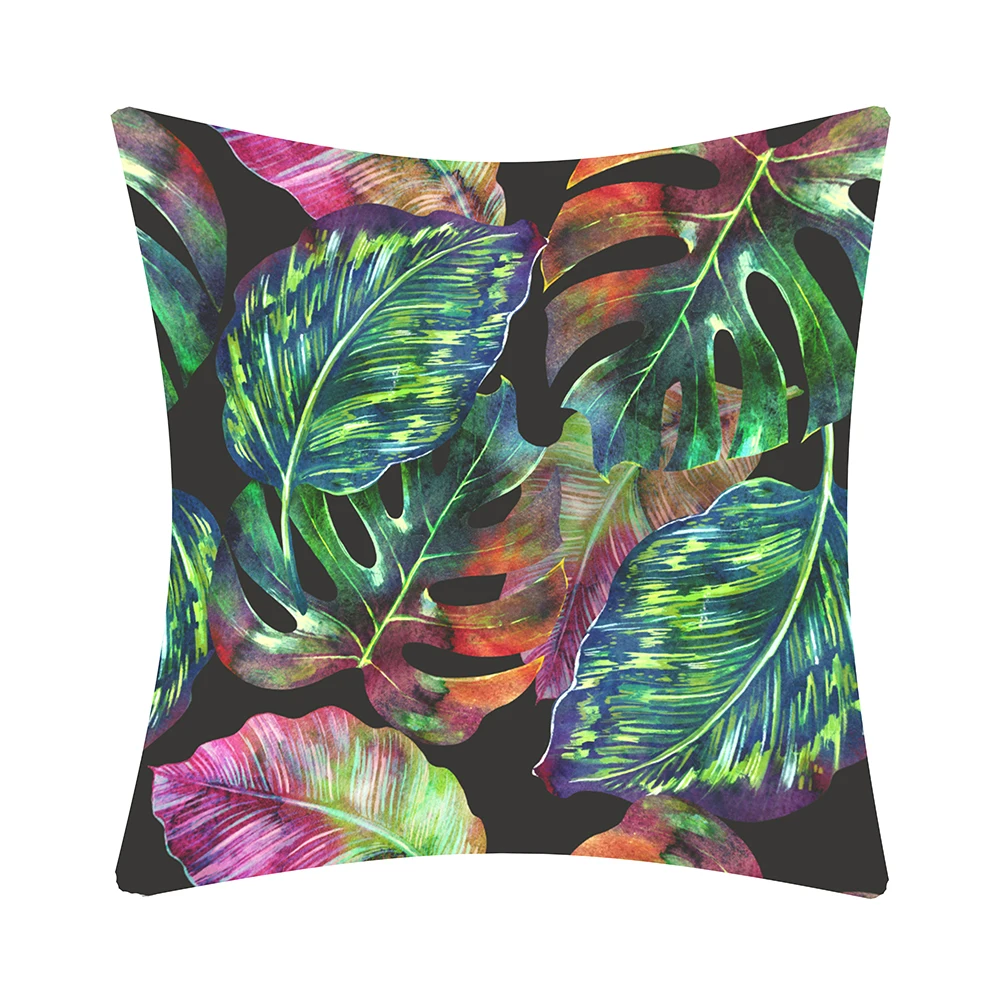 Водонепроницаемые наволочки с тропическим Рисунком Листьев