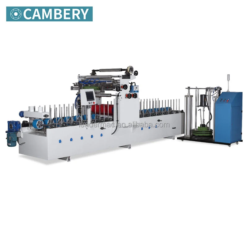 
CAMBERY Good performance scraping coating type profile wrapping machine woodworking machinery wood laminating machine 