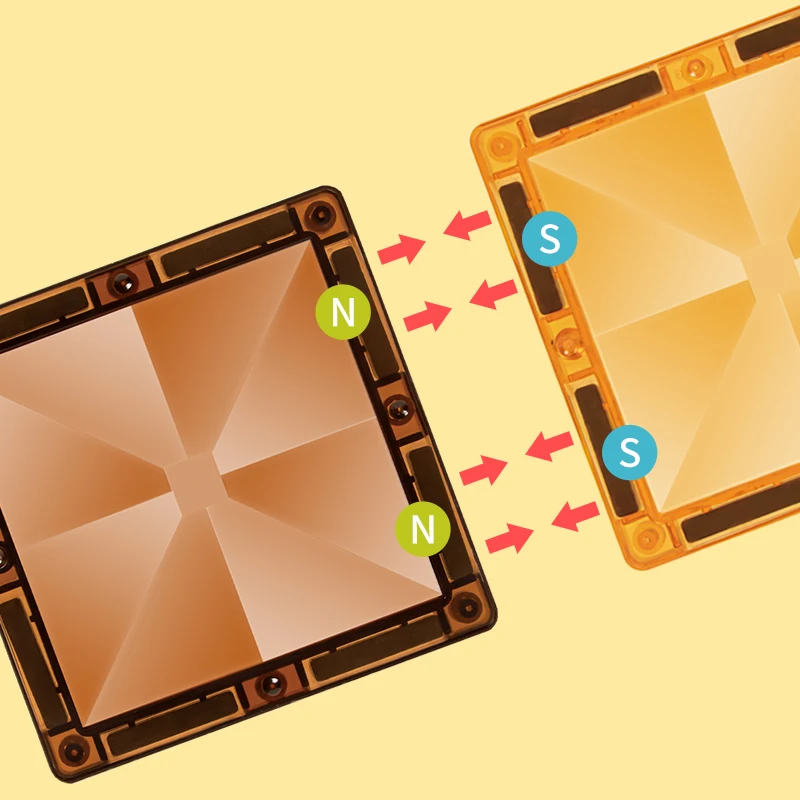 New Arrival STEM Magnet Tiles Plastic Dinosaur Magnetic Construction Building Blocks Set with Colorful Glue Gel For 3Y+ Kids