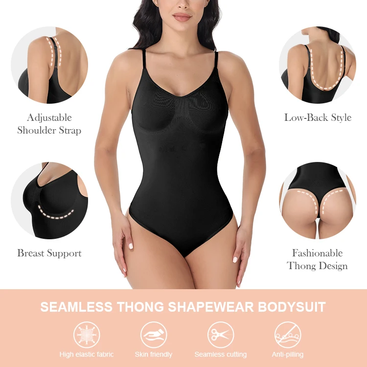 YIYUN Top Selling High Elasticity Slimming Tummy Control Butt Lifting Seamless Bodysuit Columbian Fajas Shapewear For Women