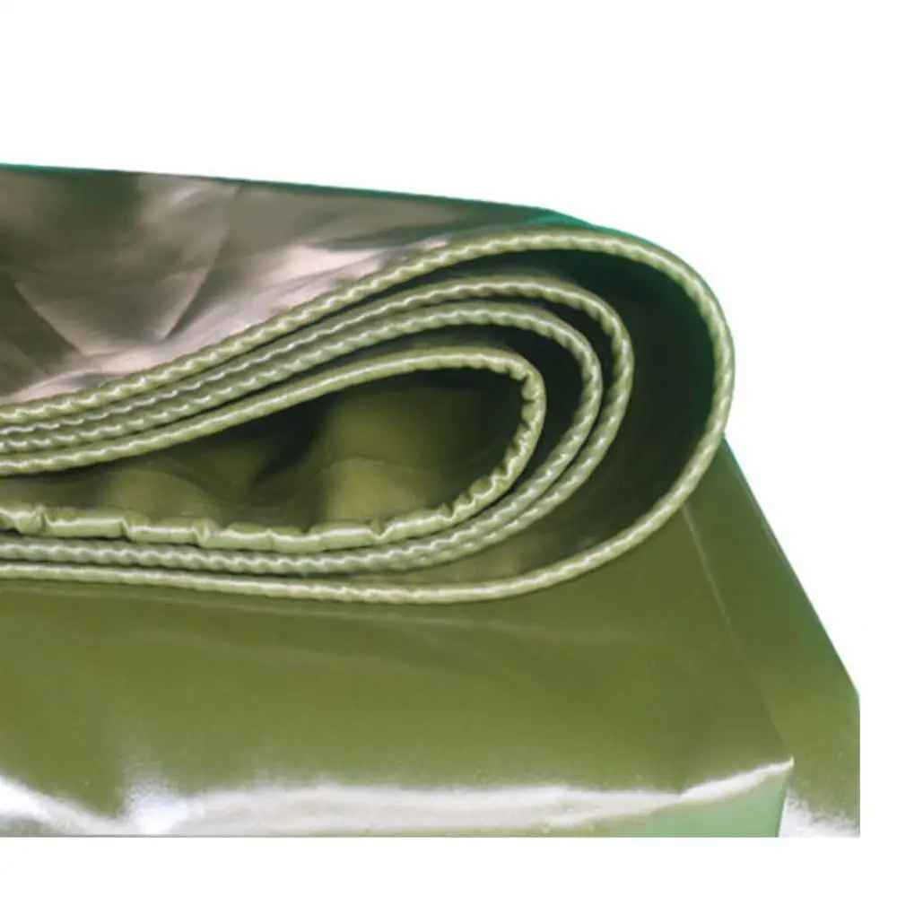 Canvas Tarps Hillman Tarp for Cover Green Truck Canvas Pvc Coated Polyester Other Fabric Herringbone Woven 20 * 20 1000d * 1000d