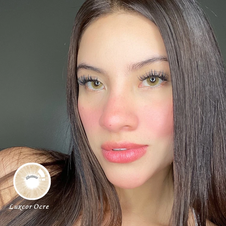 Готовые к отправке Meetone Luxcor Hidrocor самые натуральные глаза контактируют с дешевыми цветными контактными линзами для глаз