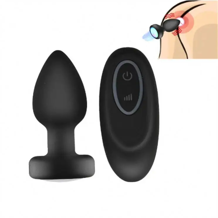 2024 new Vibrating Butt Plug, Anal Plug with Flashing Light Anal Sex Toys for Men Vibrator Prostate Massager Adult Toys Anal