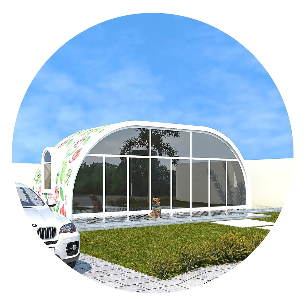 Sala de montaje de tipo Modular igloo Characteristic homestay assembly prefabricated dome house Casa de ocio multiusos