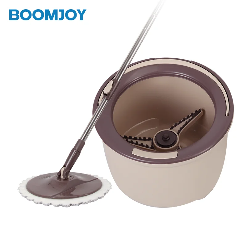 Boomjoy Patented Single Bucket 360 Spin Mop