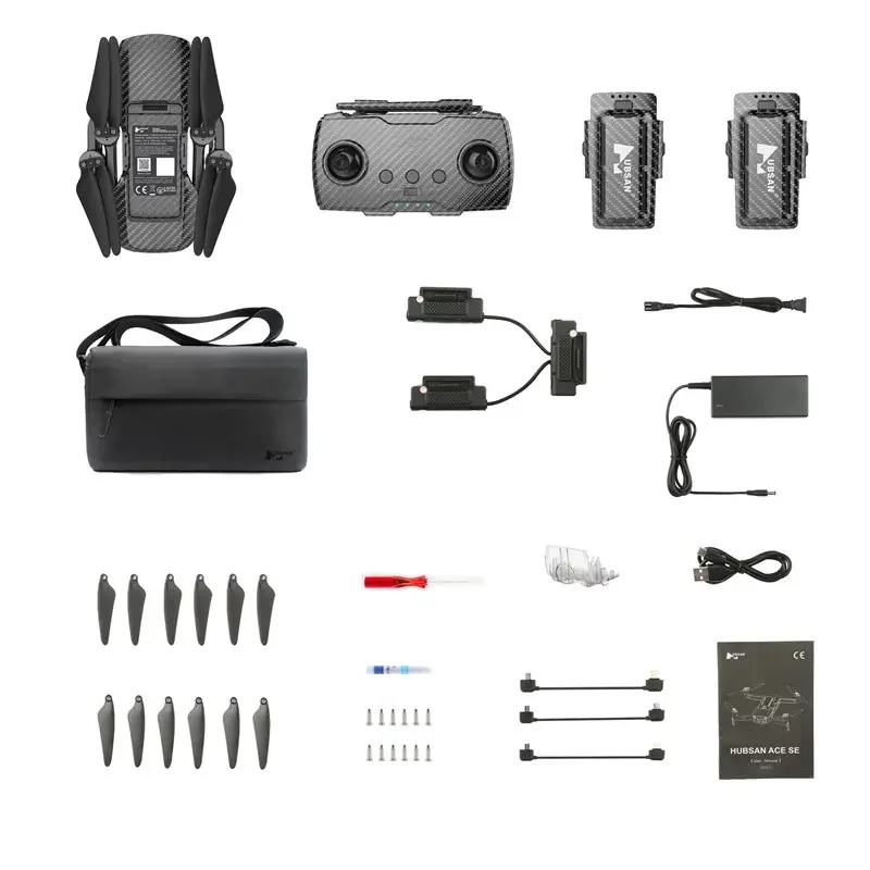 HUBSAN ACE SE Refined 3axis gimbal UAV image transmission 9km remote control 4K aerial photography aircraft rc fpv drone kit
