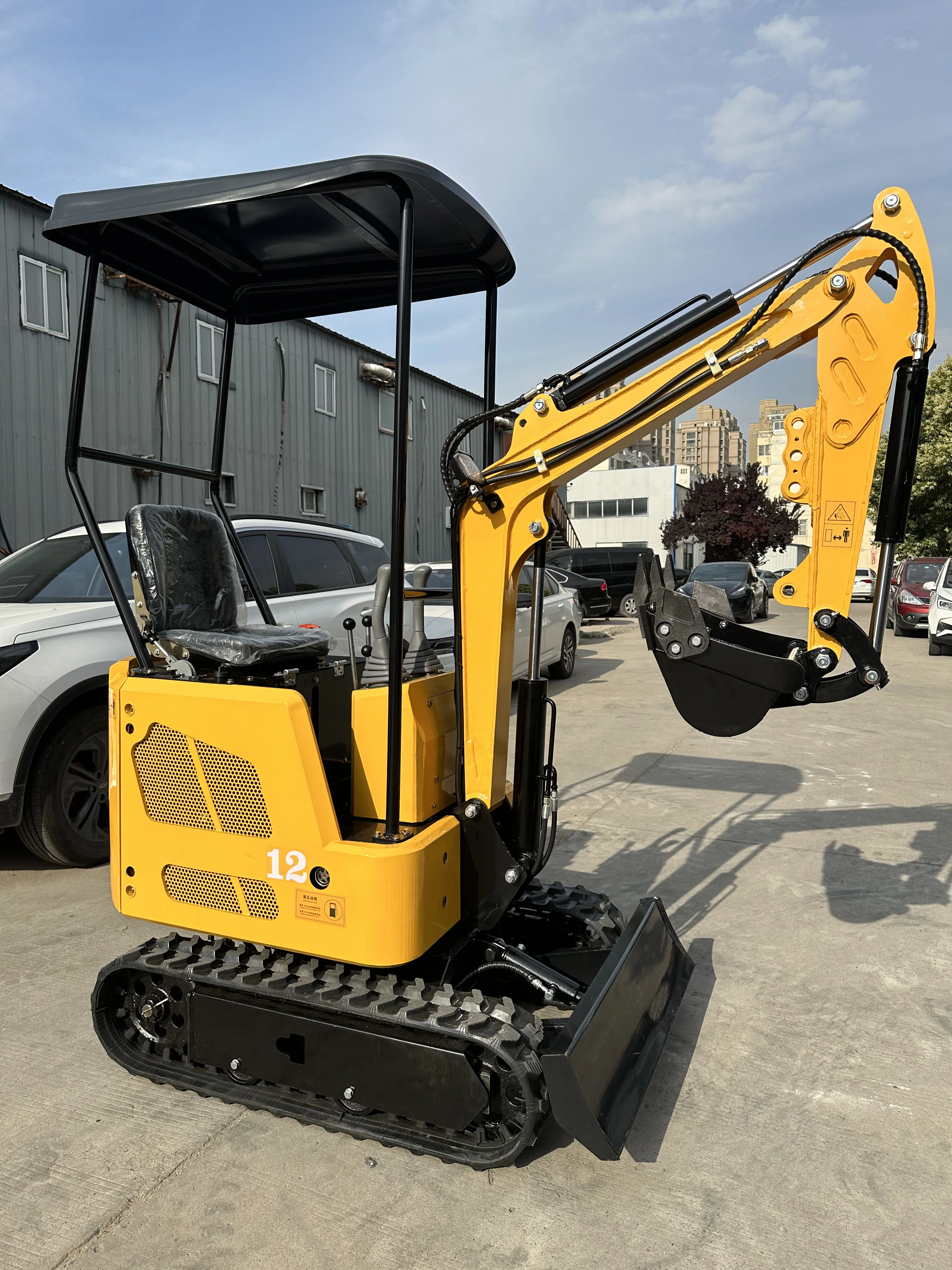 Free Shipping EPA Certified Mini Excavator 0.8 Ton to 4 Ton Crawler Type with Hydraulic Bucket Small Micro Digger Machine Sale