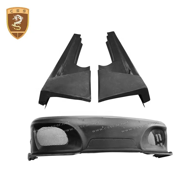 Car Styling Carbon Fiber Front Bumper Side Skirts Fit for Fer-rari 430 ASI Body Style Kit