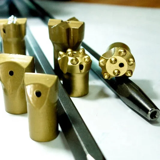 High Quality 7 Buttons 34mm Small Quarry Rock Drilling Bit Bits Set for Mining