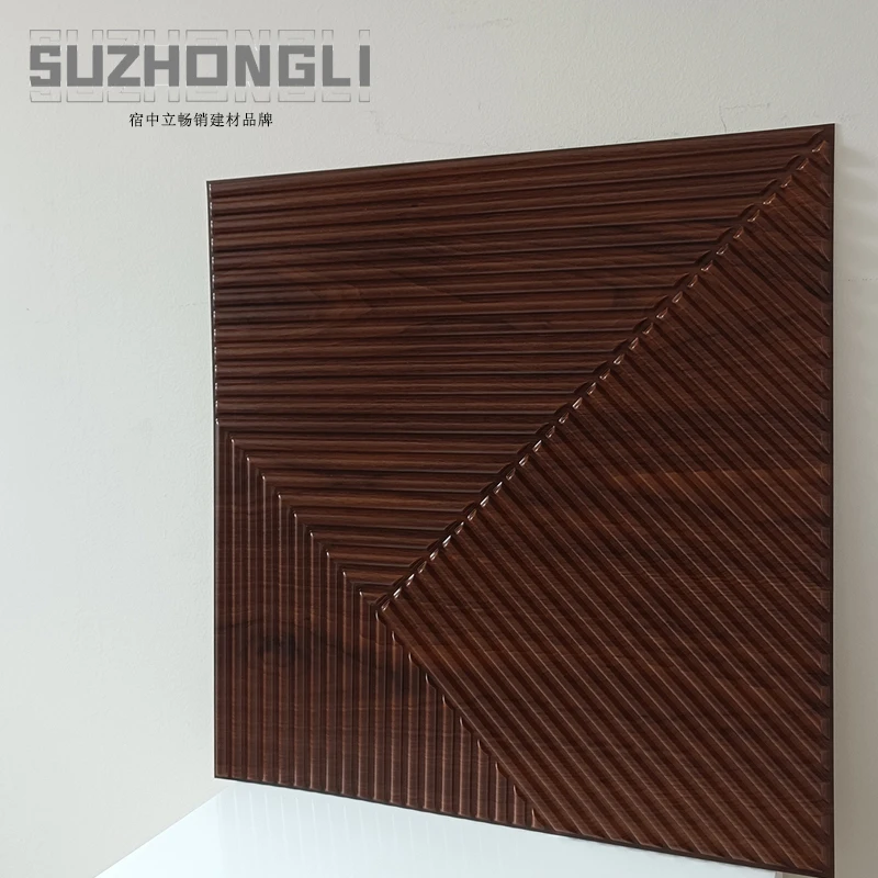 New design Cheap Price High Quality wallpaper home decoration luxury PVC 3D Wall Panel