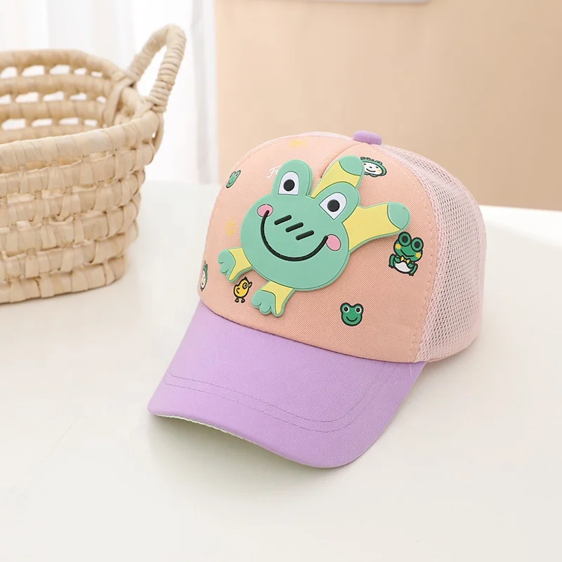 Kids Baseball Cap Toddler Sun Hat Boys Girls Cars Adjustable Trucker Hat