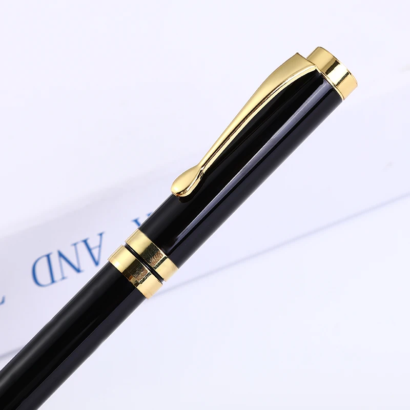 Brand Roller Pen Office Supplies Quality Ballpoint Pen Luxury Fashion Advertising Souvenir Can Print Logo Metal Neutral Pen