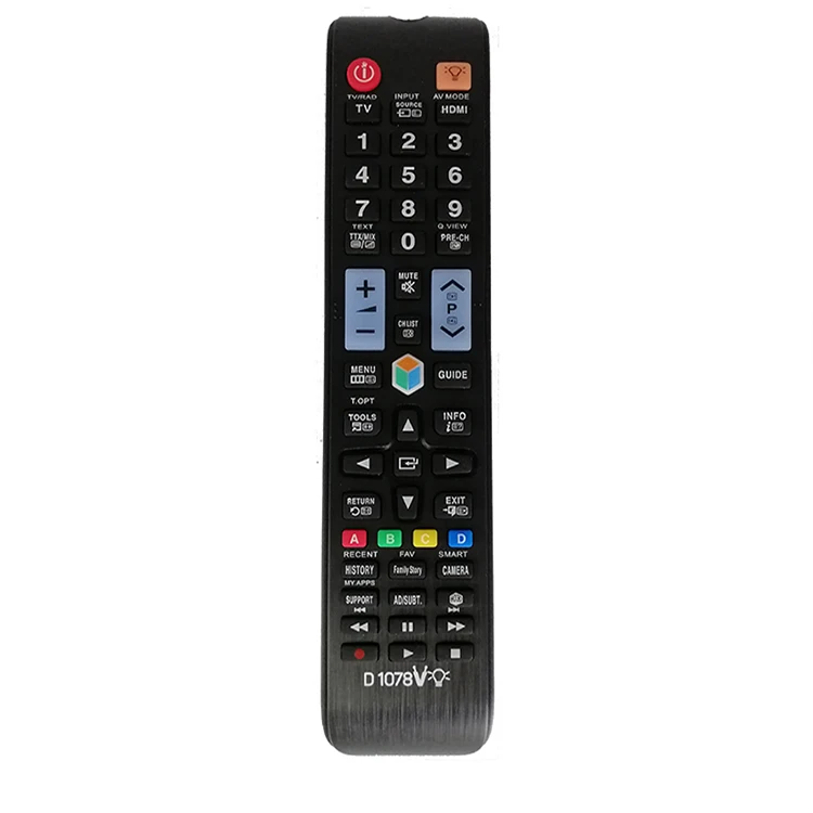
Hot type TV remote D1078V for SAMSUNG TV control remote with light bulbfor LCD/LED remote control 