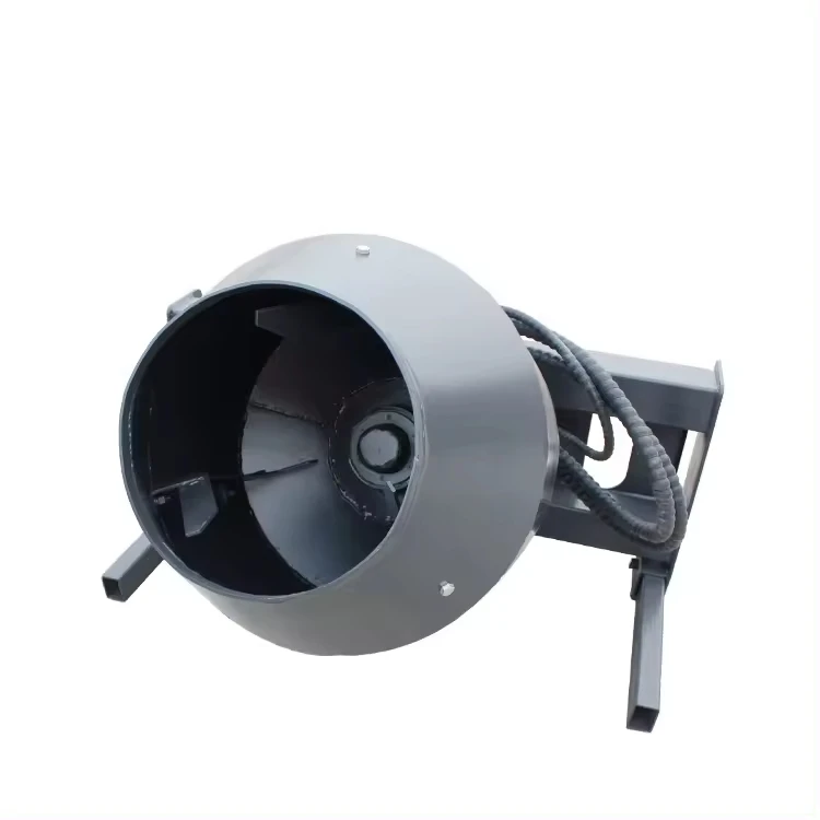 China top brand X0304 skid steer loader attachment cement mixer 2M³ self loading concrete mixer Spare parts for sale