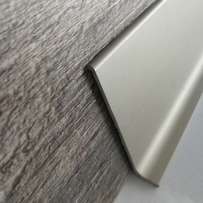 brush silver kitchen metal aluminum plinth