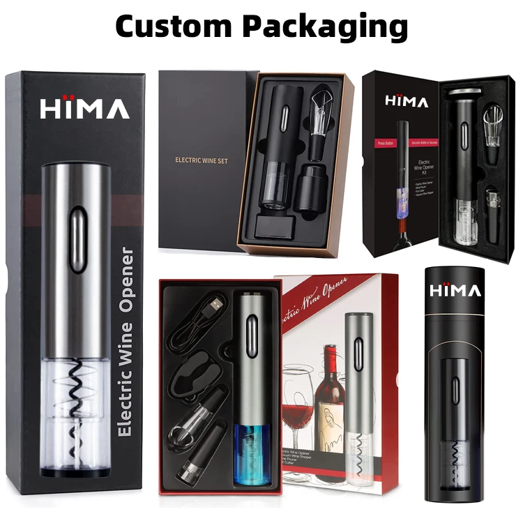 Electronic Wine Cork Opener Cork Screw Wine Bottle Opener Automatic Corkscrew Electric Wine Bottle Opener With Foil Cutter