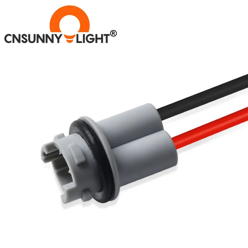 Car LED Bulb Turn Light Accessories Holder Base Socket T10 T15 W16W 194 168 Cable Adapter Harness Plug Connector W5W Waterproof