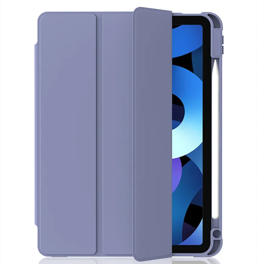 New Upgrade Soft Edge Acrylic Transparent Shell Stand Case Cover for iPad Pro 11 2021 2020 2018 Air4 Air5 10.9