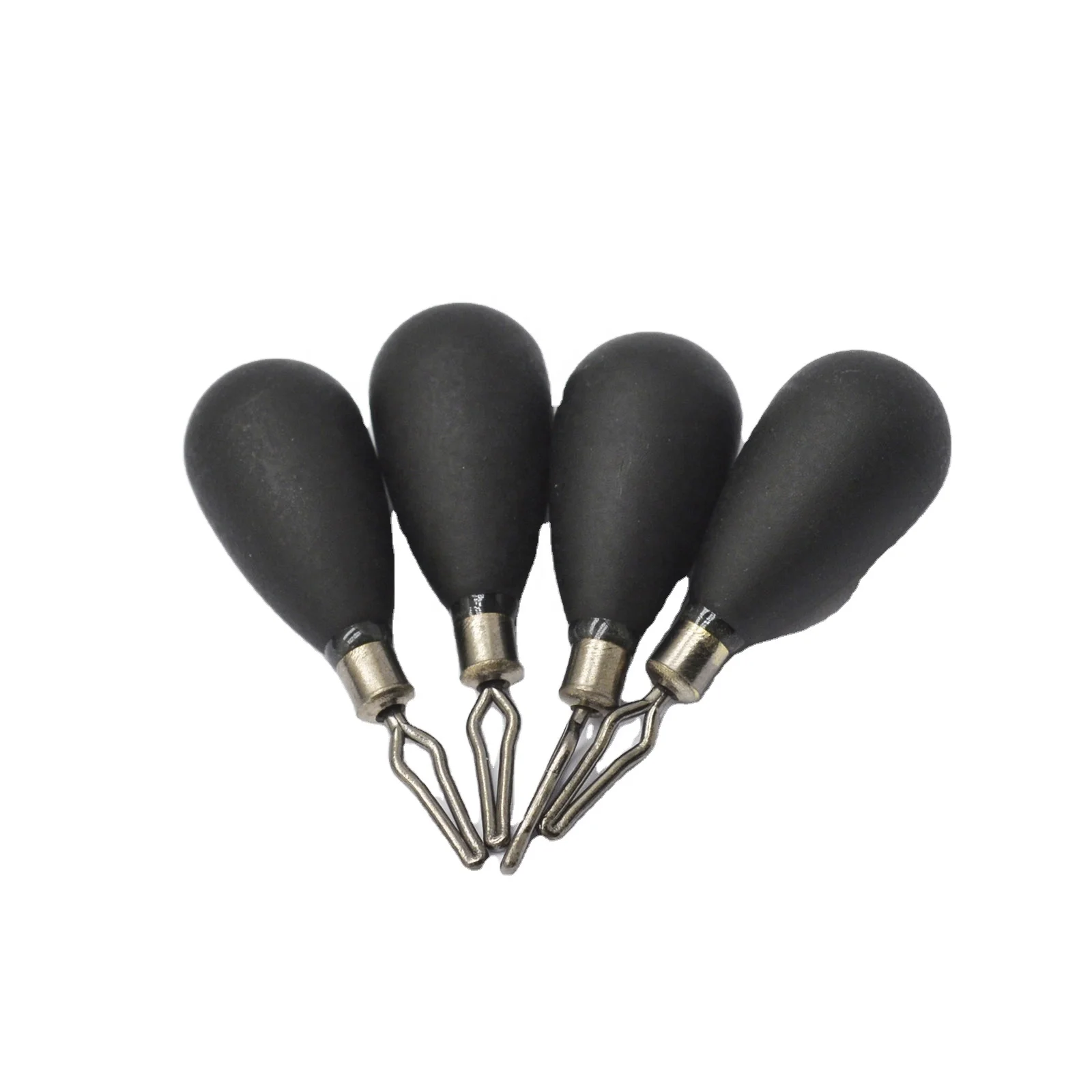 Superior Quality Durable Tungsten Tear Drop Shot Weight Hot Sale Anodized black tungsten fishing sinkers